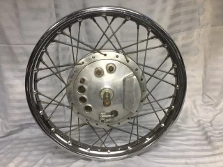 Twin Leading Shoe brake/hub/laced wheel